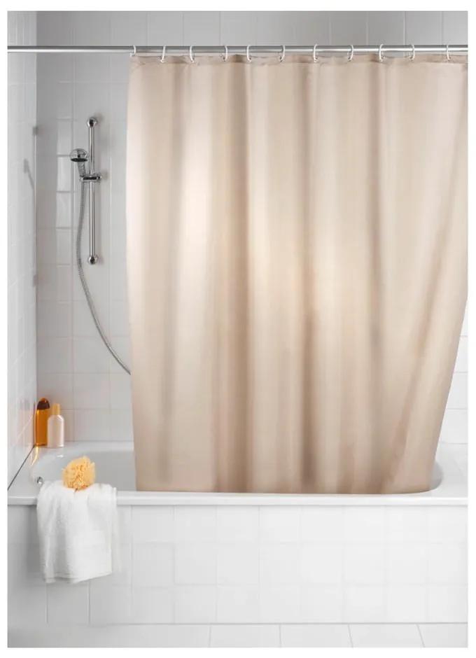 Tenda da doccia beige con finitura antimuffa , 180 x 200 cm - Wenko