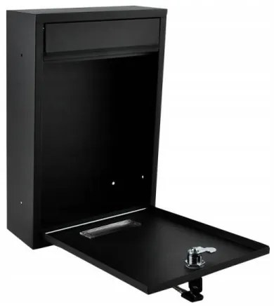 Cassetta postale 21,7x32 cm nera