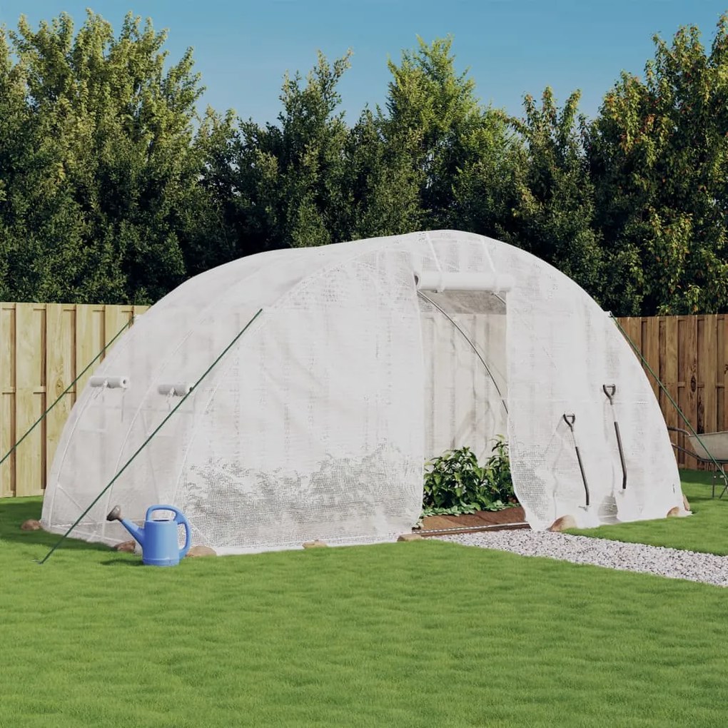 Serra Con Telaio İn Acciaio Bianco 10 M² 5x2x2,3 M /