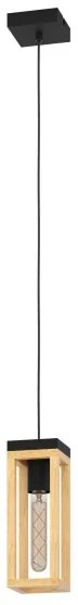 Eglo 43743 - Lampadario a sospensione con filo NAFFERTON 1xE27/40W/230V