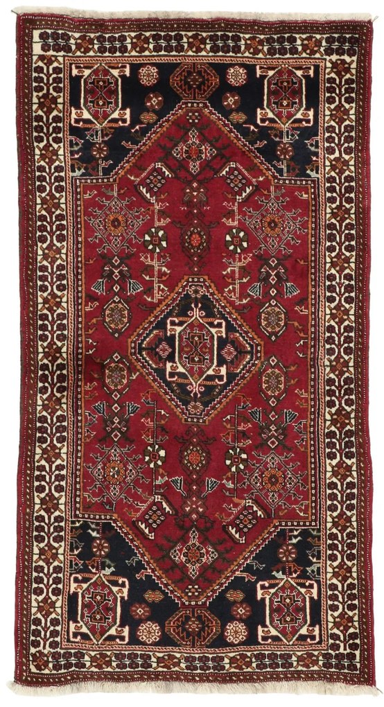 Gashghai Tappeto 80 x 150 (Iran) Annodato A Mano