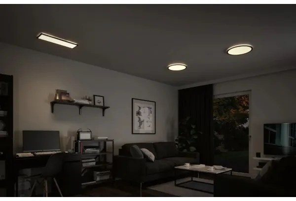 Paulmann 71016 - Pannello LED dimmerabile ATRIA 22W 230V 4000K nero