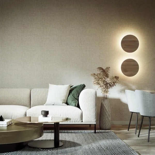 Applique LUNA 4xG9/8W/230V diametro 40 cm marrone