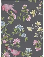 Little Greene Tapete Aderyn - Arquerite Dark