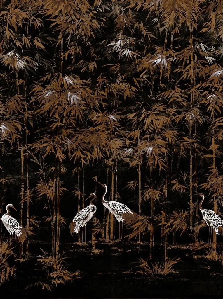 Coordonne Carta da parati panoramica Garzas - Coal