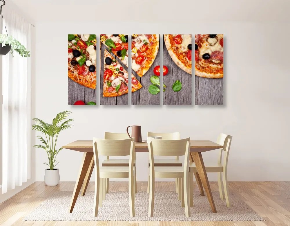 Quadri 5 pezzi – Pizza