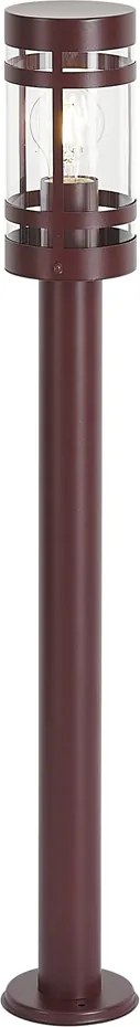Lampada da esterno moderna rosso scuro 80cm IP44 - Gleam