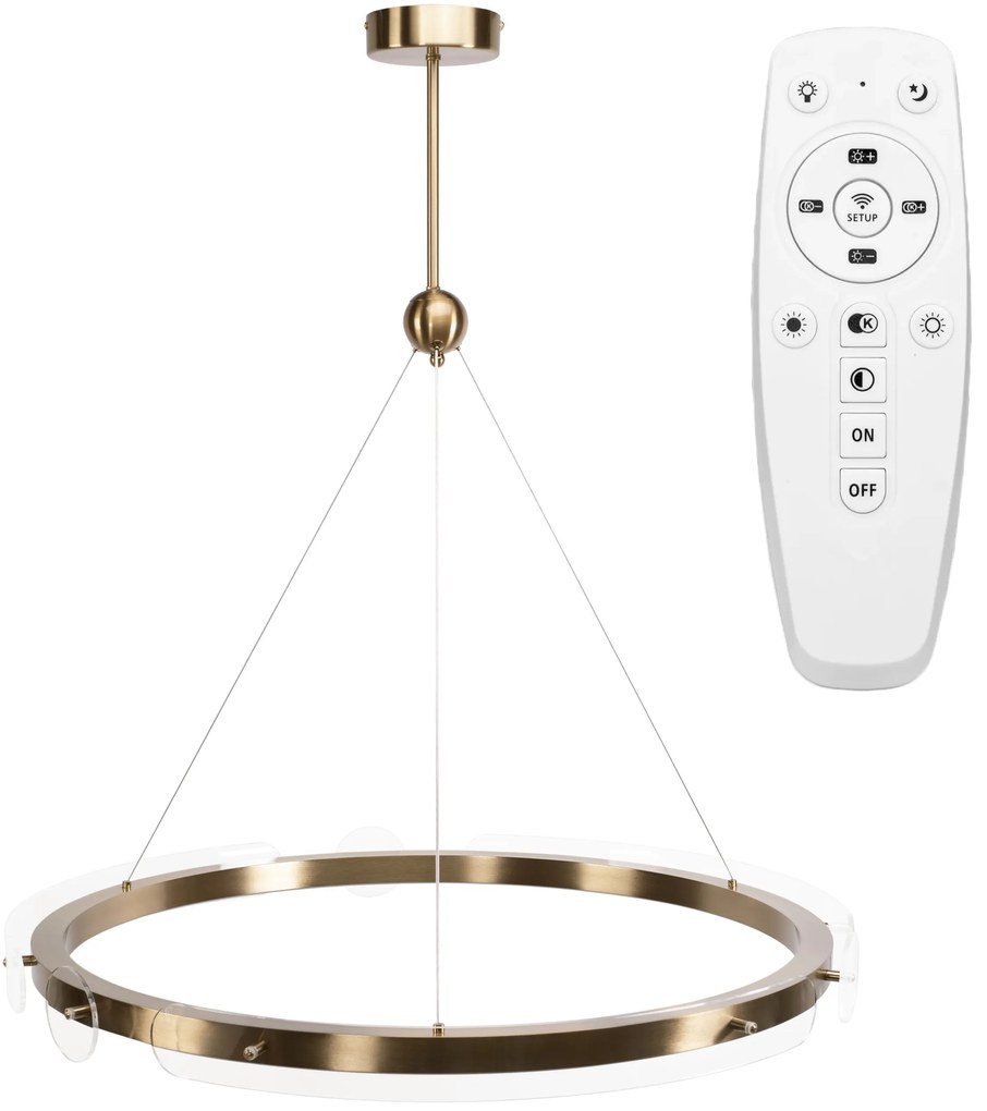 Lampada LED APP1549-cp Gold + Telecomando