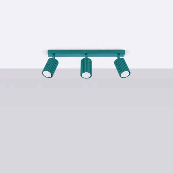 Brilagi - Faretto CRESTO 3xGU10/10W/230V turchese