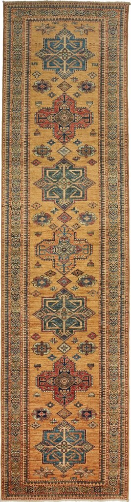 Kazak Tappeto 80 x 310 (Pakistan) Annodato A Mano