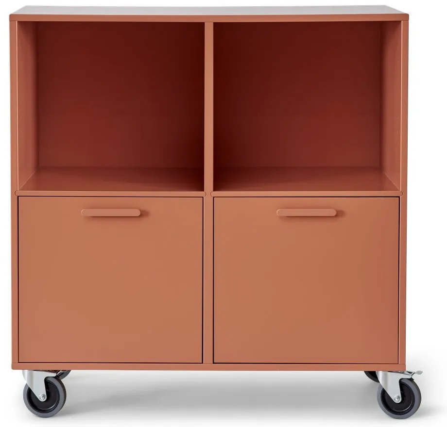 Cassettiera mobile rosso mattone Keep by Hammel - Hammel Furniture