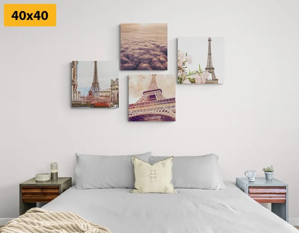 Set di quadri – Torre Eiffel a Parigi