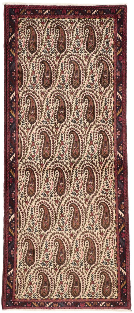 Afshar Tappeto 210x80 (Iran) Annodato A Mano