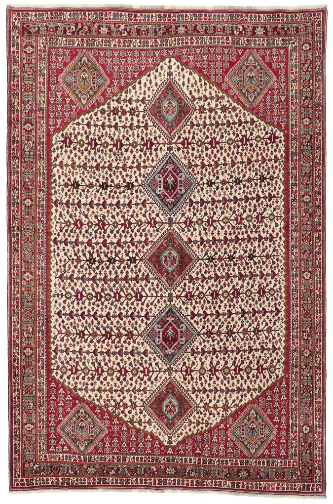 Gashghai Tappeto 310 x 210 (Iran) Annodato A Mano
