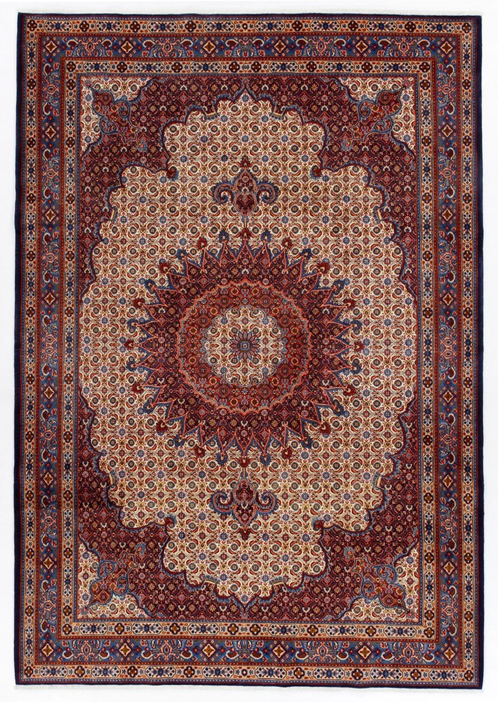 Moud Tappeto 210x300 (Iran) Annodato A Mano