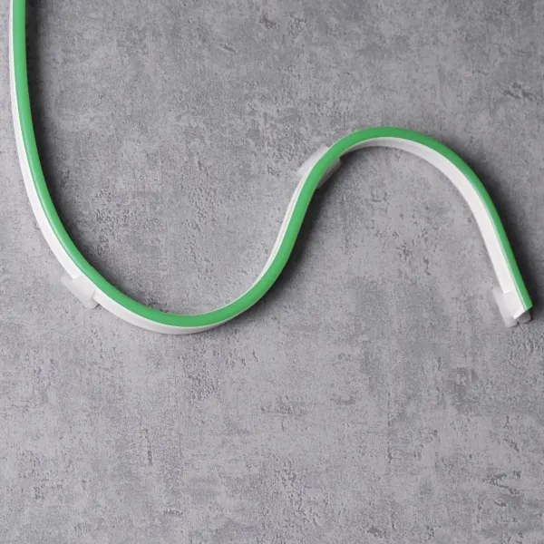 Striscia LED NEON 5 m LED/23W/12V IP65 verde