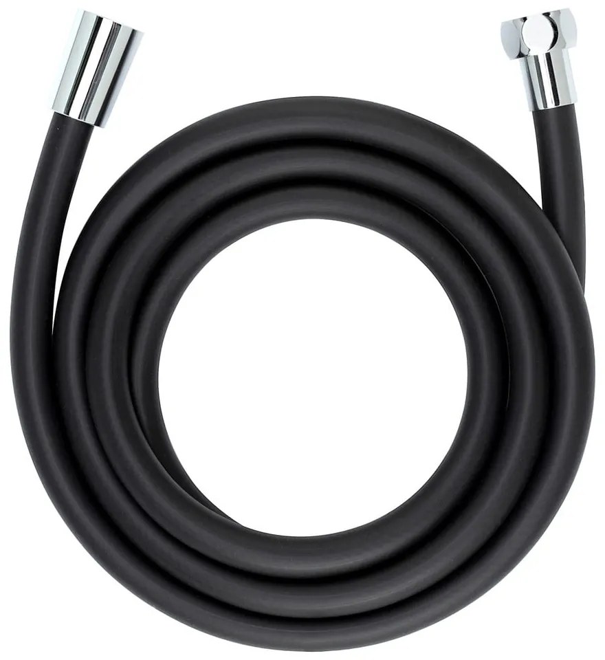 Tubo doccia nero opaco, lunghezza 175 cm - Wenko