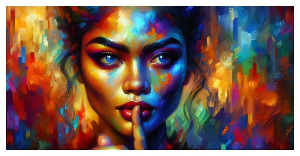 Quadro su tela – Donna misteriosa