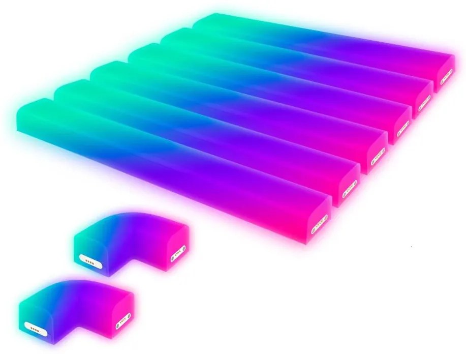 Brilo - Striscia LED RGBIC Smart 24W 230V Wi-Fi Tuya dimmerabile