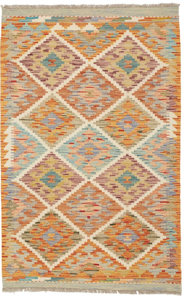 Kilim Tappeto 120x80 (Pakistan) Tessuto A Mano
