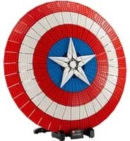 Scudo Capitain America Marvel con supporto Lego