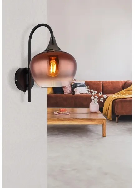 Globo 15548WG - Applique MAXY 1xE27/40W/230V rame