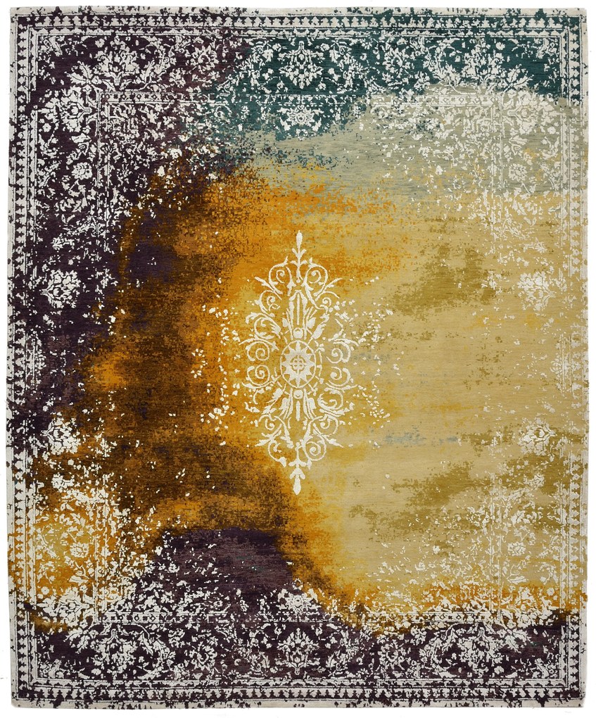 Asman Tappeto 250 x 300 (Indian) Annodato A Mano