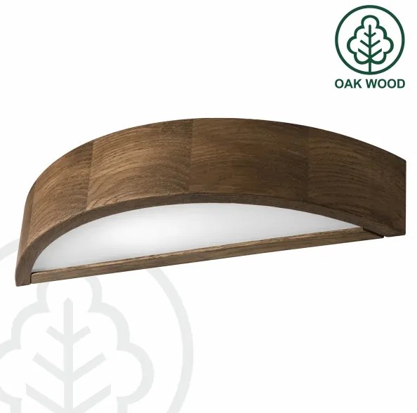 Brilagi - Lampada da parete LED CARVALHO 1xE27/60W/230V rovere noce