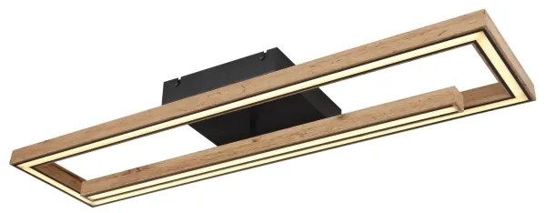 Globo 67287D1 - Plafoniera LED MANDERA LED/36W/230V marrone