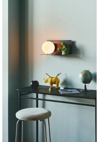 Nordlux - Applique con mensola LILIBETH 1xE14/25W/230V nero