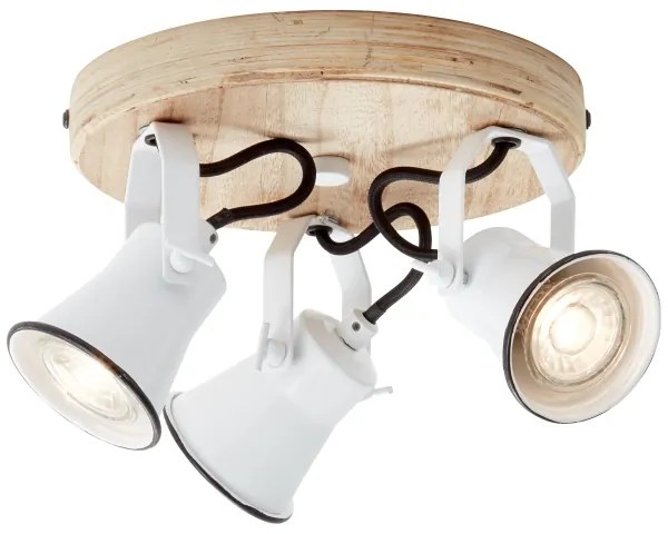 Brilliant - Faretto SEED 3xGU10/5W/230V bianco/beige