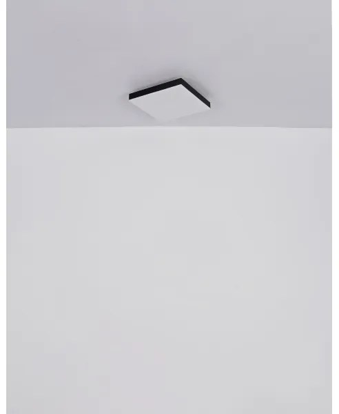 Globo 41594D1 - Plafoniera LED DORO LED/18W/230V 30x30 cm nero