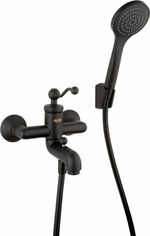 Rubinetto per vasca getto laminare cristallino Lingaa per muro nero JACUZZI RUBINETTERIA