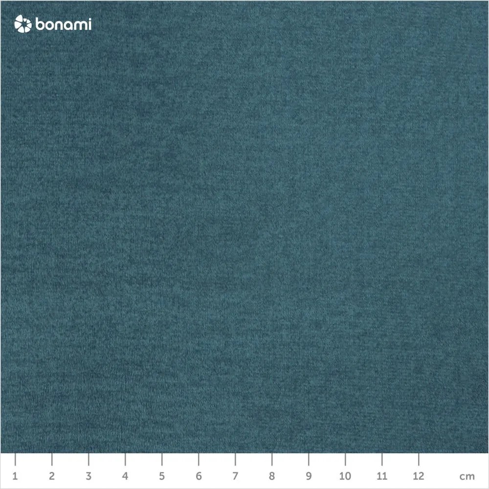 Divano letto in velluto blu Luca - Milo Casa