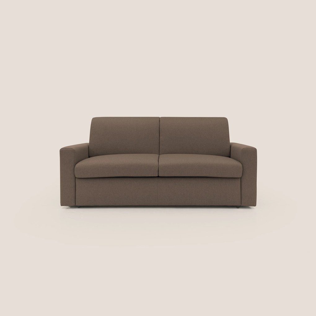 Kansas Divano letto matrimoniale alto 20 cm in tessuto impermeabile misto cotone T13
