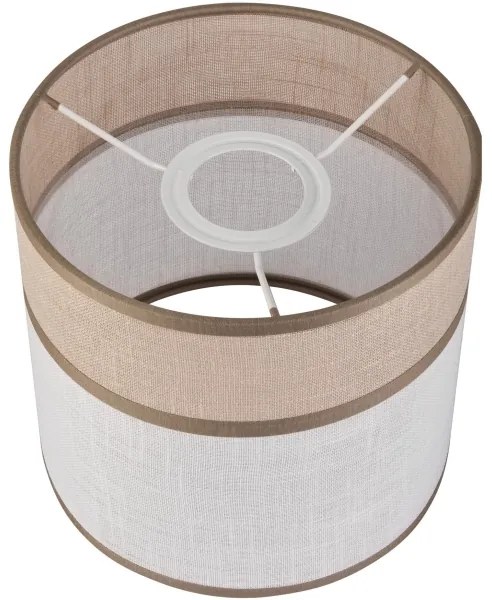 Paralume di ricambio ANDREA E27 Ø16 cm beige/grigio