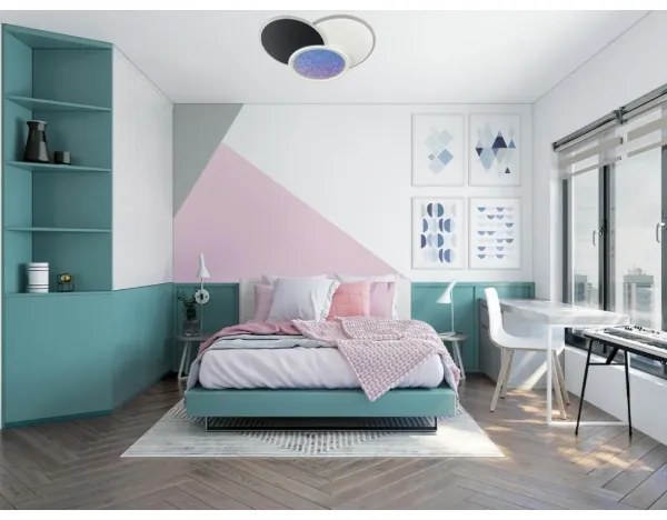 Plafoniera LED dimmerabile LED/80W/230V 3000-6500K bianco + telecomando