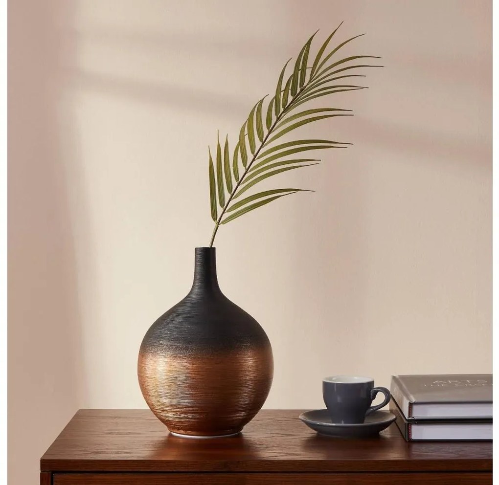 Eglo 421416 - Vaso in ceramica SARYKSU 22x16 cm nero/oro