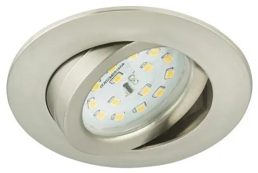 Briloner 8317-012 - Lampada da incasso LED dimmerabile per bagno, 5,5 W/230 V, IP23, cromo opaco
