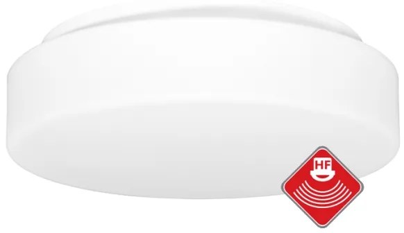 Ecolite W132-BI - Plafoniera con sensore HECTOR 1xE27/60W/230V IP44 bianco