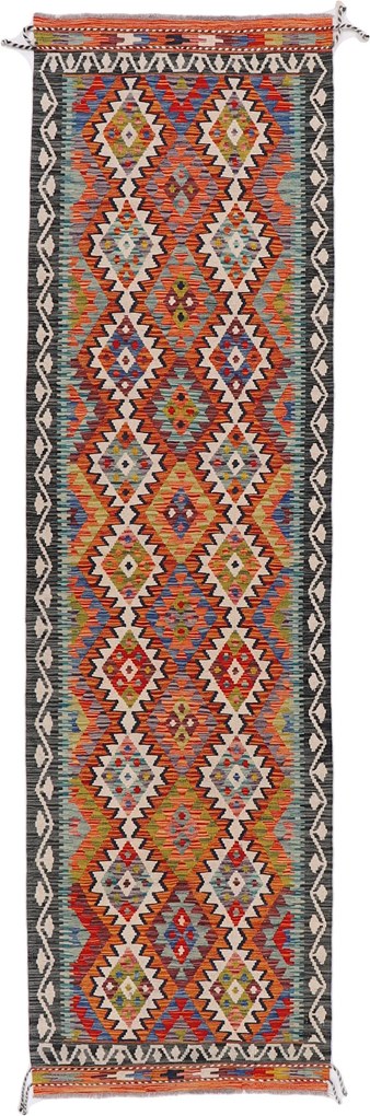 Kilim Tappeto 290x80 (Pakistan) Annodato A Mano