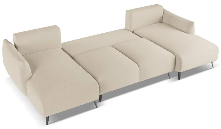 Divano angolare beige Malie – Makamii