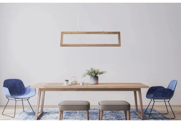 Globo 67287H - Lampada a sospensione con cavo MANDERA LED/24W/230V, marrone