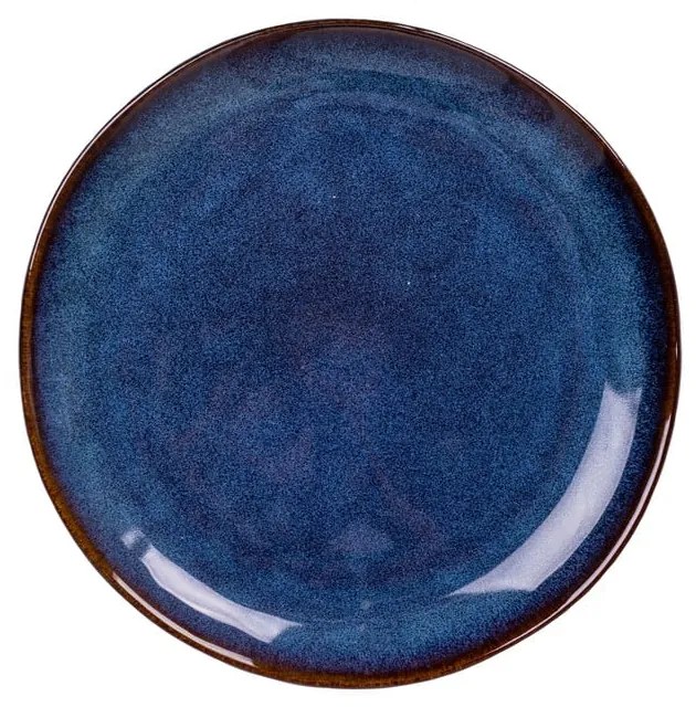 Set da pranzo in gres blu scuro 24 pezzi Glosia - Bonami Selection