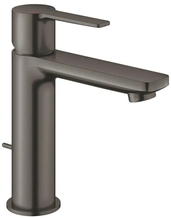 Rubinetto per lavabo a canna bassa Lineare grigio spazzolato GROHE