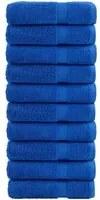 Asciugamani da Doccia 10 pz Blu 70x140 cm 600gsm 100% Cotone 137190