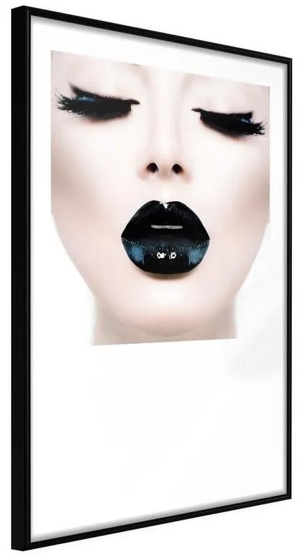 Poster  Black Lipstick  Cornice Quadri Cornice nera, Larghezza x Altezza Home decor 20x30