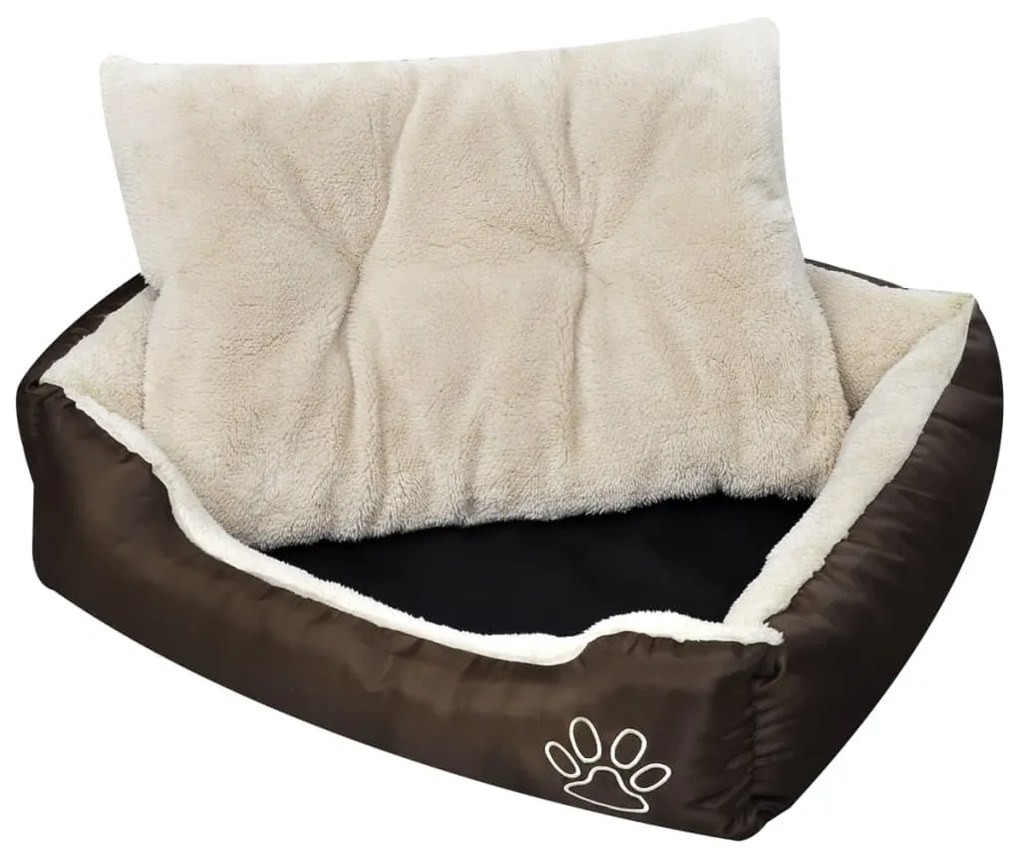 Letto Caldo Per Cani Con Cuscino Imbottito L /
