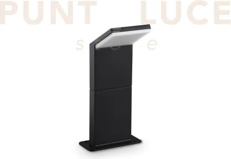 Style paletto ip54 led smd 8,5 w on-off 950 lm 3000 k nero 30cm