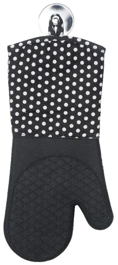 Set di 2 guanti da forno in silicone nero Forno - Wenko